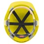 Helmet EVO3 orange vented wheel ratchet